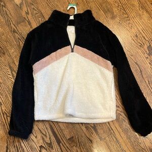Colsie Half Zip Sherpa Sweater
